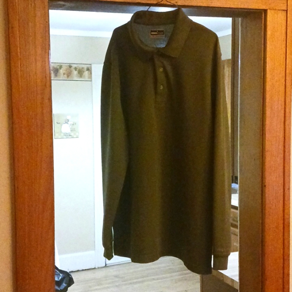 Men's XL "long sleeve polo shirt"